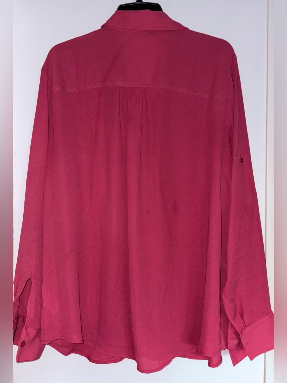 Maurices Raspberry Button-Front Women's Shirt - Picture 4 of 4